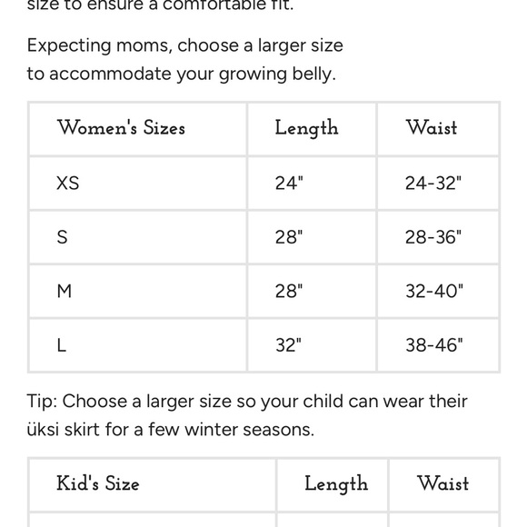 Uksi Wool Winter Skirt - Picture 6 of 6